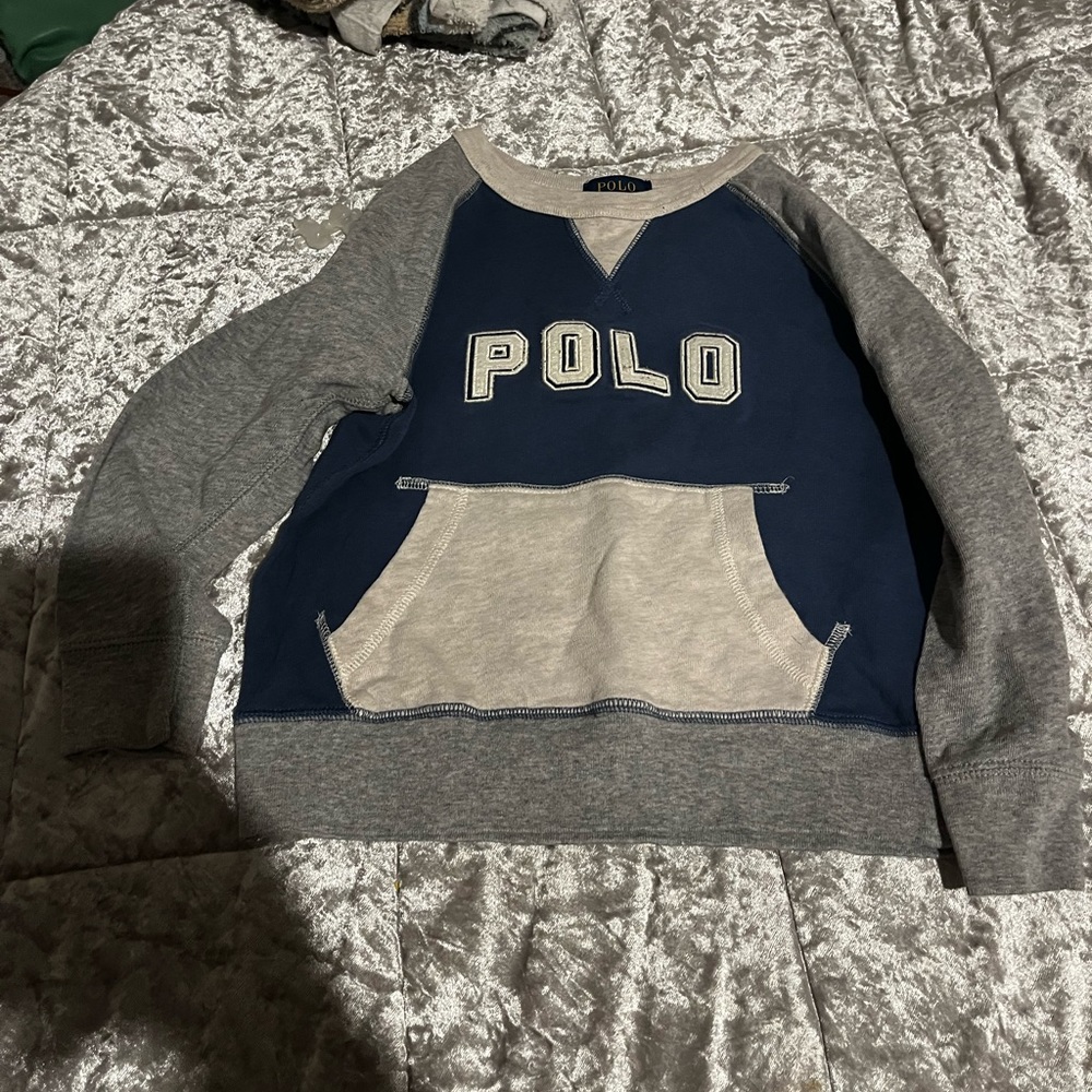 Polo Lightweight blue gray cream sweatsuit